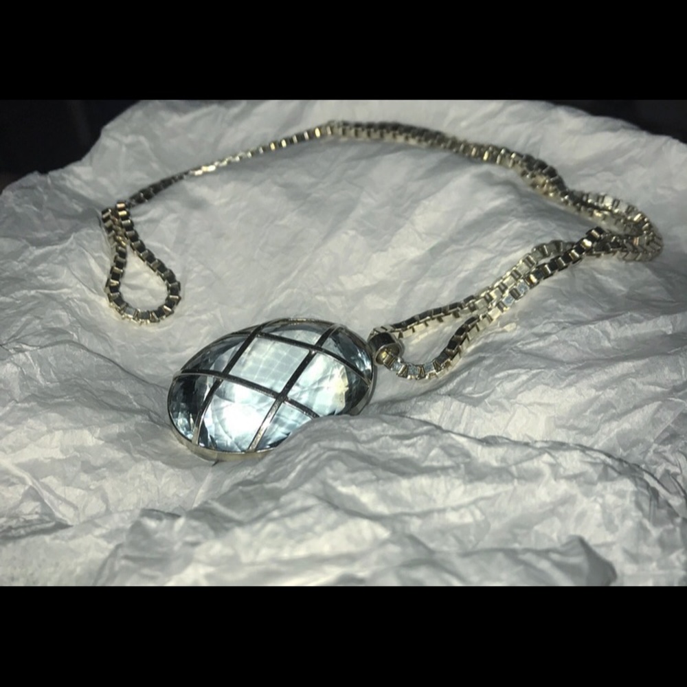 Beautiful Stephen Dweck Blue Topez Pendant